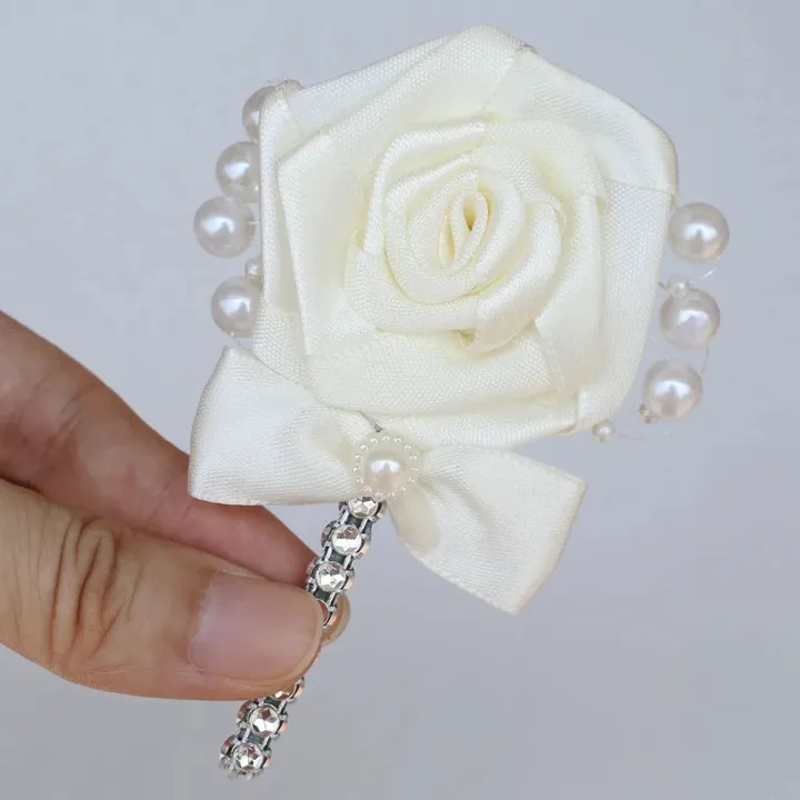European%20Wedding%20Flowers%20Groom%20Groomsmen%20Boutonniere%20Wedding%20Prom%20Men%20Suit%20Lapel%20Pin%20Silk%20Ribbon%20Ceremony%20Flower%20Brooch%20X8715%20-%20Image%203