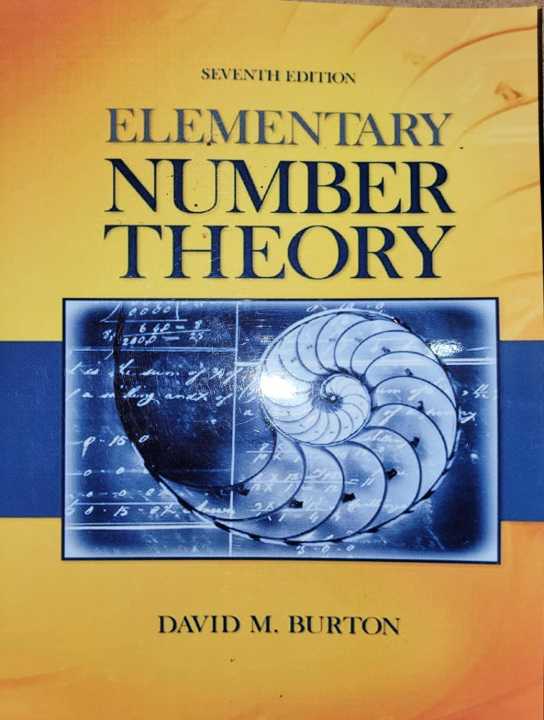 Elementary Number Theory By D.M. Burton