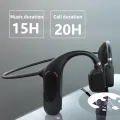 【3C VictoryEagle】Open Bone Conduction Headphones Wireless 5.0 HiFi Stereo Headset with Microphone Long Standby Waterproof Earphone for Running, Sports, Fitness, Gym.