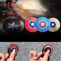 Metal Fidget Spinner Spinner Toy Captain America Shield Random color Life style mall. 