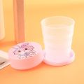 Folding Magic Water Cup, Kids Cartoon Drinking Cup, Travel Silicone Retractable Portable Outdoor Coffee And Cup, Telescopic Collapsible Plastic Cup, Household Kitchen & Dining Sports & Outdoors Mug, Folding Cups with Lid. 