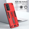 For OPPO A16 / OPPO A16S Luxury Invisible Bracket Case Shockproof Finger Ring Buckle Holder Phone Case For Oppo A16 Back Cover.
