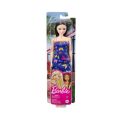 Barbie T7439 Brand Entry Doll Asst Barbie Doll (11.5 inches) with Colorful Butterfly Logo Print Red Dress & Strappy Heels, Great Gift for Ages 3 Years Old & Up.
