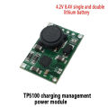 TP5100 charging management power supply module board compatible with 4.2V 8.4V single and double lithium batteries.