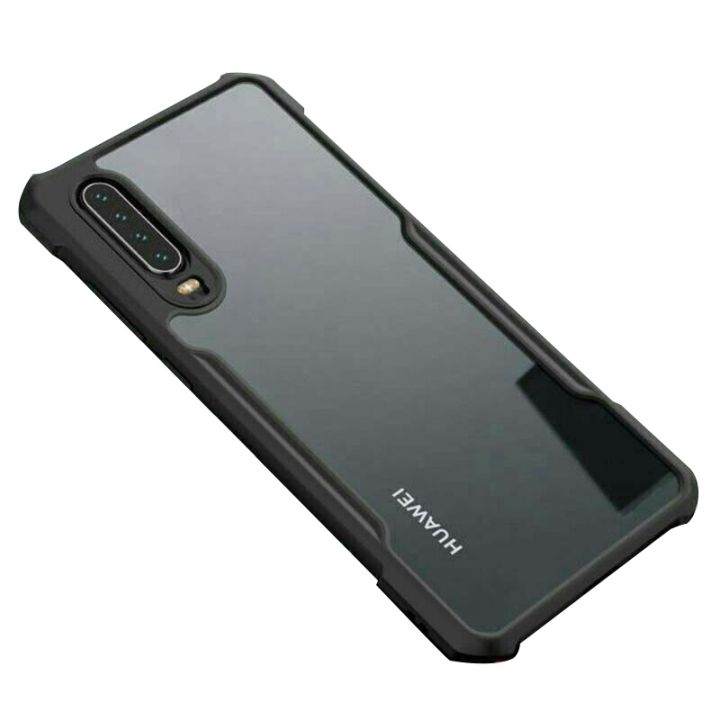 Shockproof Xundd Case for Huawei P30 TPU and PC Transparent Cover with Anti-Drop Bumper Protection