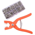 1Set Five-Claw Buckle Installation Tool Pliers Set Sewing-Free Invisible Snap Buttons are Suitable for DIY Crafts. 
