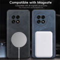 lthmy for OnePlus 13R 5G Phone Case Luxury Leather TPU PC Shockproof Magnetic Wireless Charging Back Cover.