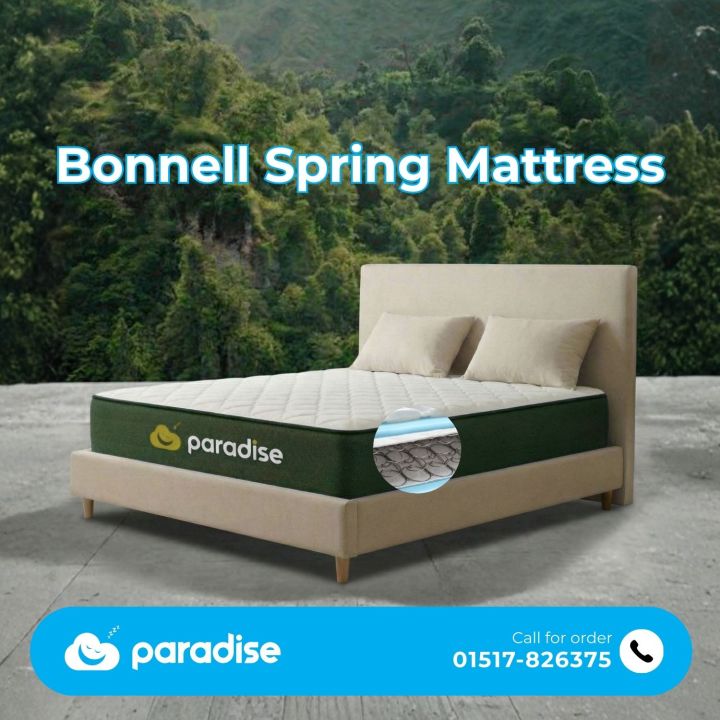 Paradise%20Bonnell%20Springs%20Mattress%20%7C%20Hotel%20Like%20Experience%20%7C%20Breathable%20Bamboo%20Fabric%20%7C%2010%20Year%20Warranty%20%7C%208%20Inch%20Bed%20Mattress%20-%20Image%202