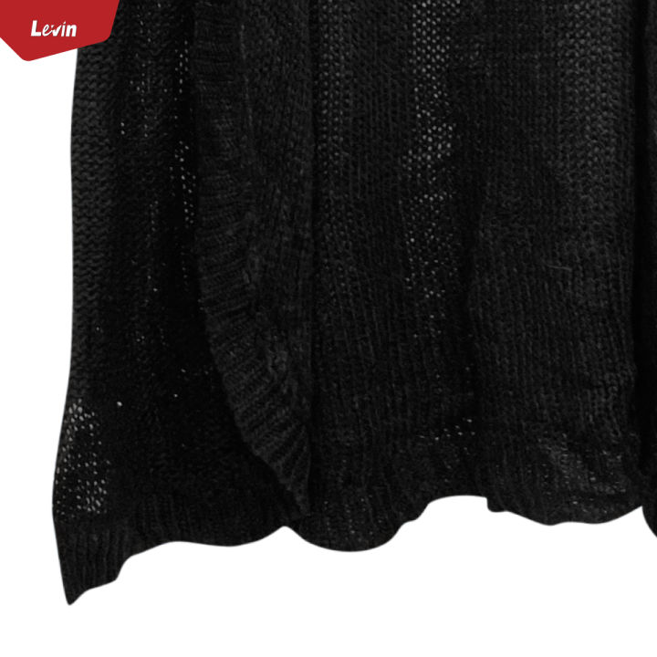 Women's%20Three%20Quarter%20Sleeve%20Open%20Front%20Cardigan%20From%20Levin%20-%20Image%204