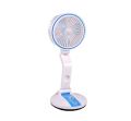 Rechargeable Folding Table Fan With Led Lights - Stay Cool And Well-Lit With A Rechargeable Folding Table Fan Equipped With Led Lights. 