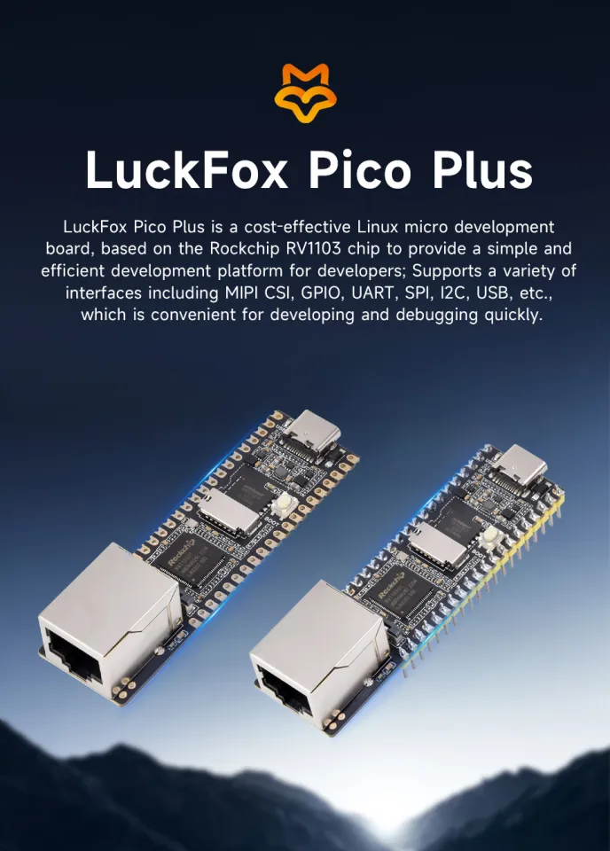 Luckfox Pico Mini RV1103 Linux Development Board - ARM Cortex-A7 With NPU & 128MB Flash