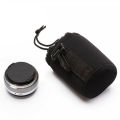 Waterproof Soft Neoprene Camera Lens Pouch Bag Black Drawstring Protector Case Professional safety design. 