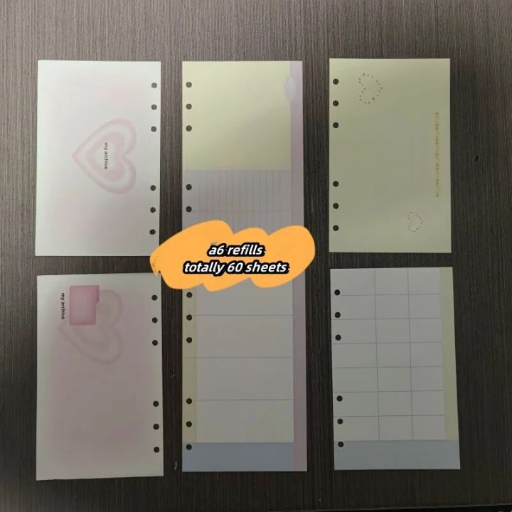A6/A7%20Transparent%20Korean%20Cute%20Diary%20Journal%20Notebook%20Loose-leaf%20Binder%20Kawaii%20Notebook%20Agenda%20Organizer%20School%20Stationery%20-%20Image%207