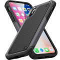 Anti-fall 2 in 1 Heavy Duty Armor Case For iPhone XS / iPhone X Phone Case Shockproof Soft Casing Hard Back Cover.