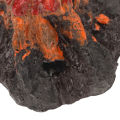 Volcano Aquarium Decoration, Soft Resin Safe Aquarium Volcano Ornament for Aquarium Mountain Decoration. 