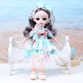 Exquisite new 30cm constant tide confused Barbie doll dress up doll 26 joints girls toys children's gifts. 