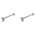 2X Shower Arm Extension, Arm Extender,Adjustable Height Shower Head Arm,Brass Shower Head Extension Arm.