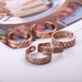 Classic Finger Ring Vintage Magnetic Copper Ring Healthy Set Women Custom Engagement Wedding Men Adjustable Copper Rings.