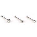 9-60Pcs/set Multicolor/White Crystal Rhinestone Nose Studs Fashion Body Jewelry Stainless Surgical Nose Piercing Stud. 