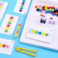 1 Set Test Tube Toy With Beads And Ball A Type Of Ball And Bead Toys For Children'S Early Childhood Education Kids Toys Gift. 
