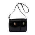 Korean version niche design retro twin bag, commuting versatile, hand-held cross-body premium shoulder bag.