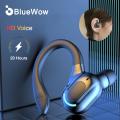 【FUPANG】BlueWow Wireless Earphone Bluetooth Single Ear Hook F8 Business Noise Reduction Earbuds Headsets With Microphone. 
