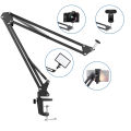 Overhead Tripod Mount for DSLR Camera Desktop Articulating Arm for Canon Nikon Sony Fuji Photography Recording Stand Holder. 