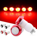 2pcs Bike Bicycle Handlebar Caps LED Handle Bar End Plugs Light Safety Lamp. 