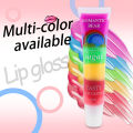 Red Lip Plumper Gloss Transparent Lip Gloss Rainbow Fruity Lip Balm Shiny Lip Tint Make up Mouth Primer Lipstick Makeup. 