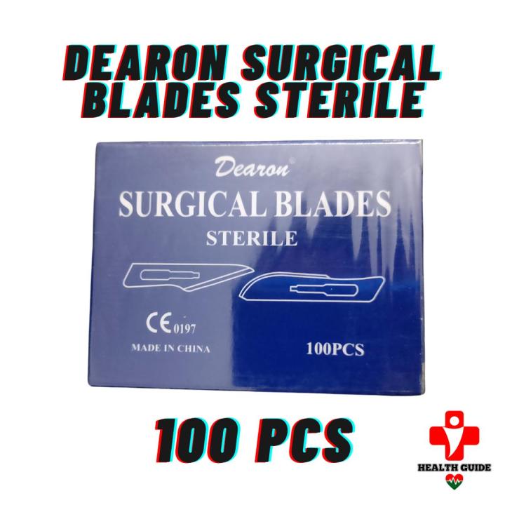 Dearon Surgical Blades Sterile 100pcs,Size-11