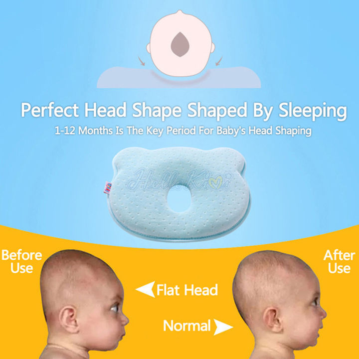 HelloKimi%20Memory%20Foam%20Baby%20Shaping%20Pillow%20Newborns%20Positioner%20Infant%20Sleeping%20Neck%20Support%20Cushion%20Cotton%20Newborn%20Ergonomic%20With%20Velvet%20Pillowcase%20-%20Image%204