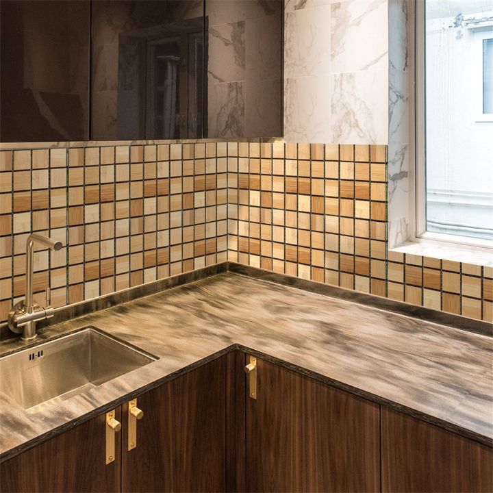 10/20/30%20Pc%203d%20Self-adhesive%20Metal%20Mosaic%20Tile%20Backsplash%20For%20Kitchen%20Bathroom%20Stove%20Walls%20Waterproof%20Home%20Decoration%20Sticker%20-%20Image%203