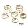 Trendy Fashionable Rings for Girls Simple Stylish - Finger Rings Set for Women New Collection - Rings for Girls/ Ladies Female Ornament Jewelry Couple Rings Set. 