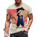 Goku New Dragon Ball T Shirts Essentials Men's T-shirt Tops Children's High Quality Clothing Vegeta Streetwear Fashion Hip Hop. 