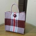Nylon basket bag. 