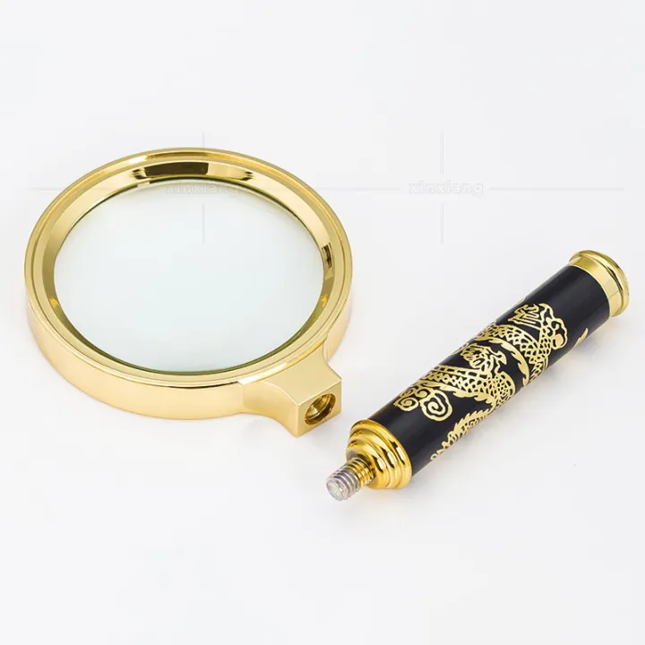 High-Grade%20Dragon%20Pattern%20Handle%20Reading%20Newspaper%20for%20the%20Elderly%206%20Double%20Magnifying%20Glass%2080mm%20Optical%20Lens%20All-Metal%20Gold-Plated%20Frame%20-%20Image%205