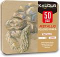 KALOUR Metallic Colored Pencils Set of 50 Colors. 