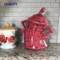 Unique Design Jar with Hands Resting on Waist Stylish Ceramic Kitchen Canister with Airtight Lid Perfect for Storage Organization less Than Jar Ornaments for Kitchen Decor. 