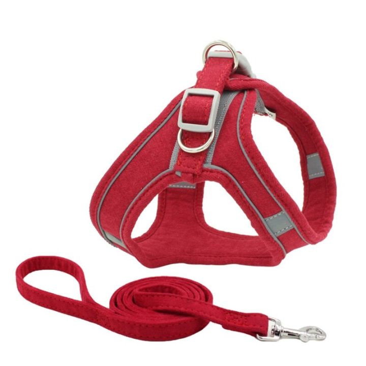 Pet%20%20%20Harnesses%20Vest%20Reflective%20%20Harness%20And%20Leash%20Set%20For%20Chihuahua%20Pug%20Small%20Medium%20Chest%20S%20ng%20Lead%20Leash%20-%20Image%202