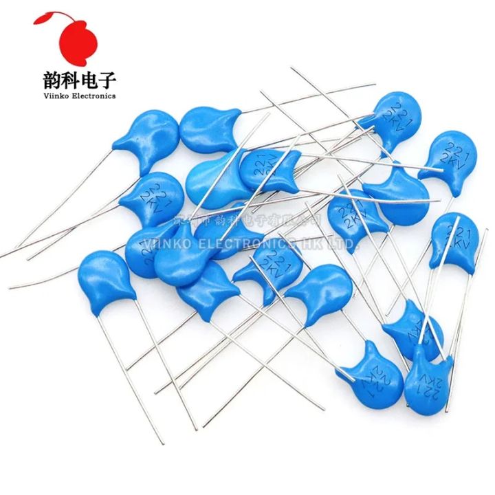 20pcs High Voltage Ceramic Capacitor 2KV 15PF 22PF 100PF 120PF 150PF 220PF 330PF 470PF 680PF 1NF 1.5NF 2.2NF 3.3NF 4.7NF 10NF