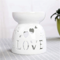 LKPCIGCXM 2X Ceramic Diffuser Candle Burner Ceramic Burning Essential Oils Diffusers Aromatic Lamp -Love. 