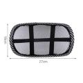 Chair Neck Headrest Massage Pillow Cushion Mesh Relief Car Truck Office Home Cushion Seat Chair Lumbar Back Support Chair. 