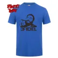 Summer Men T shirt Cuba Become Avana Revolution Fidel Castro T-Shirts Crew Neck Cotton Casual Male Tees Tops. 