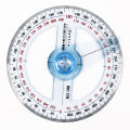 Hot Sale Circular 10cm Plastic 360 Degree Pointer Protractor Rulers Angle Finder for Student Stationery Gift Protractor Home. 