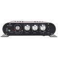 ST-838 HIFI Amplifier 2.1 Channel Car MP3 Mini Amp AUX Input High and Low Bass Adjustment Super Bass 20Wx2+40W Amplifier Easy Install Easy to Use. 