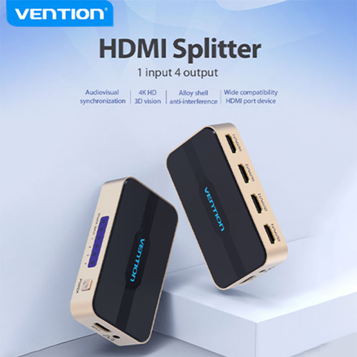 Vention ACCG0 1 In 4 Out HDMI Splitter
