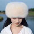 Insulated Hat Warm Round Top Faux Hat Thickened Flat Top Winter Hat for Winter Wear Outdoor Activities Cold Weather Skiing. 