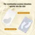 5 Pairs Oligopeptide Freeze-dried Eye Mask Fade Eye Bags Dark Circles Fine Lines Hydrolyzed Collagen Patches Skin Care Products. 