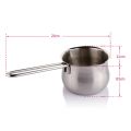 Non-Stick Pan Milk Pot Butter Chocolate Melted Heating Pot Warmer Pan Small Saucepan Cheese Pot With Pour Spouts.