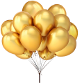 Latex Metallic Balloons – Pack of 25 for Anniversary, Birthday, Baby Shower, Valentine's Day Party, Home, Restaurants, and Showroom Decoration.